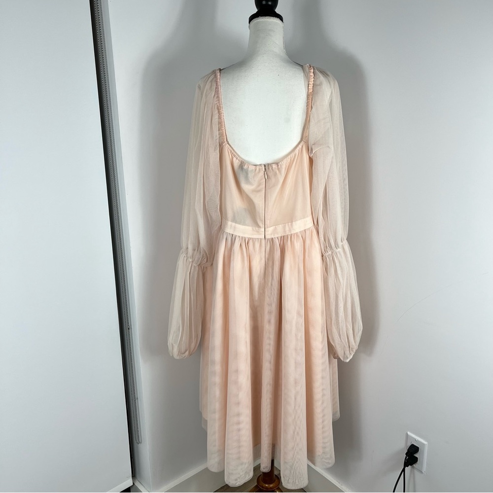 Nabela Noor X Eloquii tule blush dress - Picture 10 of 11